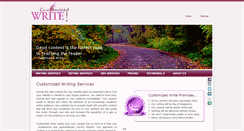 Desktop Screenshot of customizedwrite.com